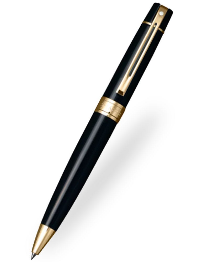 Classic black and gold ballpoint pen