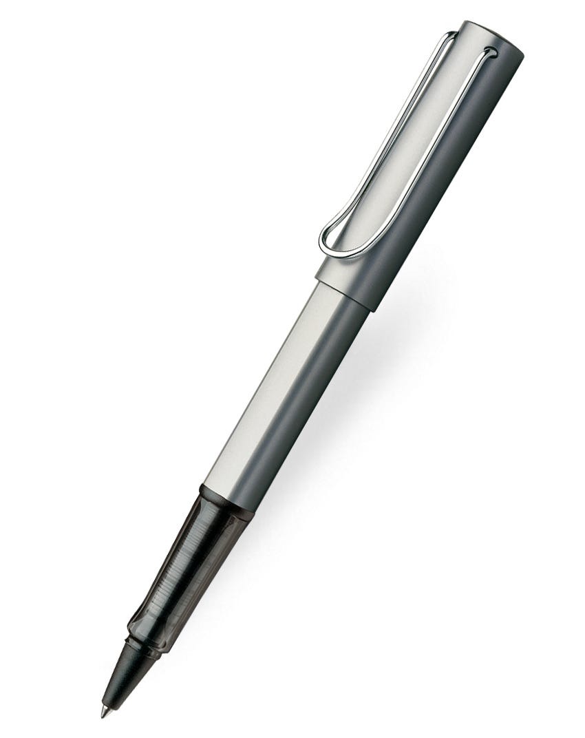Graphite rollerball pen