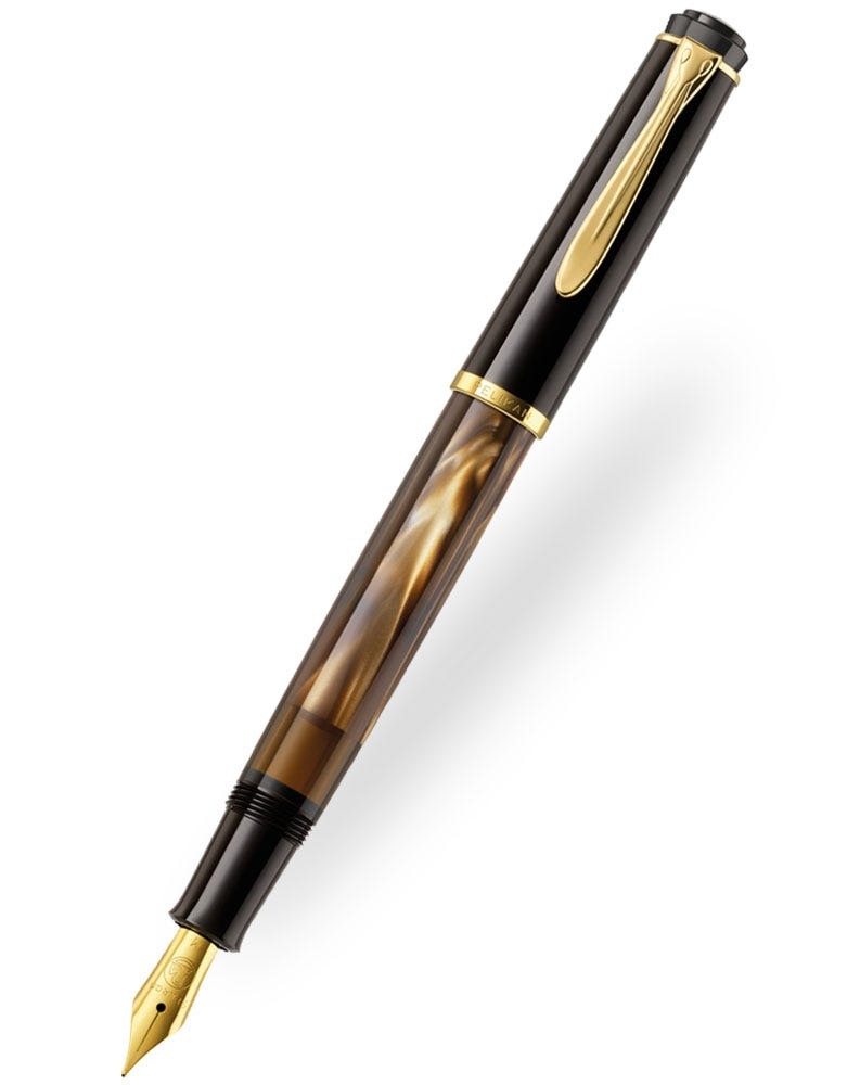 Marble fountain pen